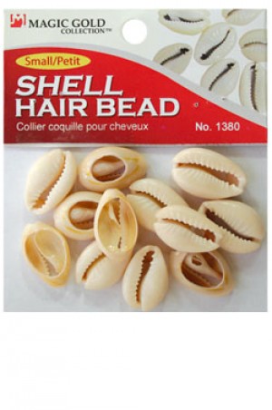[Magic Gold-#1380] Shell Hair Bead (S) Ivory -dz
