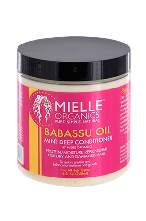 [Mielle Organics-box#1] Babassu Oil Mint Deep Conditioner (8oz)