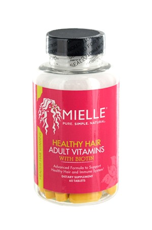 [Mielle Organics-box#3] Healthy Hair Adult Vitamins (60 Tablets) 