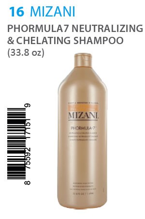 [Mizani-box#16] Phormula7 Neutralizing & Chelating Shampoo (33.8oz)