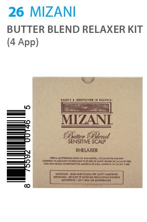 [Mizani-box#26] Butter Blend Relaxer kit -4app