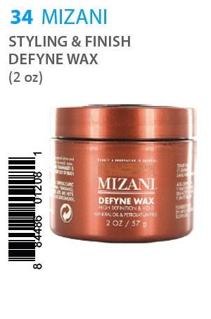 [Mizani-box#34] Styling & Finish Defyne Wax (2 oz)
