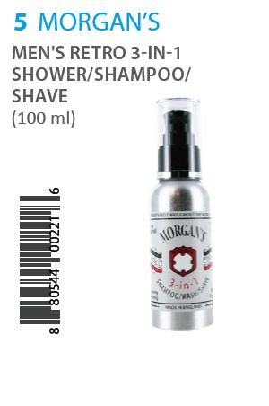 [Morgan's-box#5] Men's Retro 3-in-1 Shaower/Shampoo/Shave