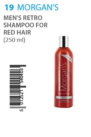 [Morgan's-box#19] Men's Retro Shampoo for Red Hair 250ml