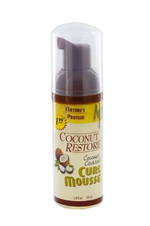 [Nature's Protein-box#16] Coconut Restore Curl Mousse (1.8 oz)