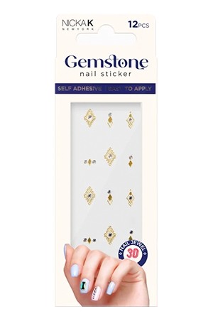 [Nicka K-box #NSGM04] Gemstone Nail Sticker 04