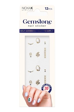 [Nicka K-box #NSGM08] Gemstone Nail Sticker 08