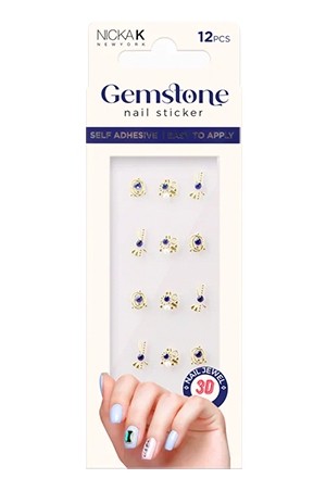 [Nicka K-box #NSGM09] Gemstone Nail Sticker 09