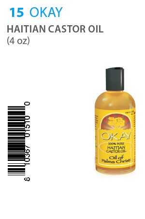 [Okay-box#15] Haitian Castor Oil (4oz)