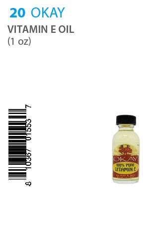 [Okay-box#20] Vitamin E Oil (1oz)