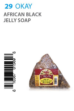 [Okay-box#29] African Black Jelly Soap