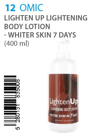 [OMIC-box#12] Lighten UP Lgtning body Lotion-Whiter Skin 7D (400ml)