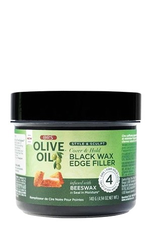 Organic Root Olive Oil Black Wax Edge Filler(4.95 oz)-6pk#197	