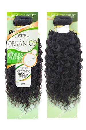 [Organico Brazilian] HH-Natural Jerry Curly (# Natural Black)