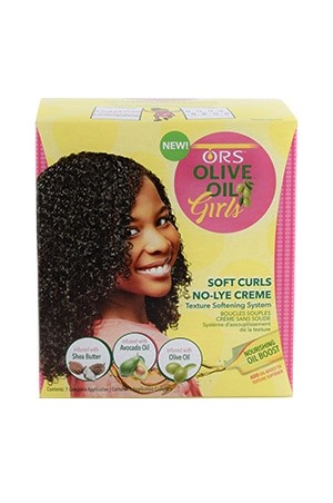 [Organic Root-box#157] Olive Oil Girls Soft Curls No-Lye Creme Kit