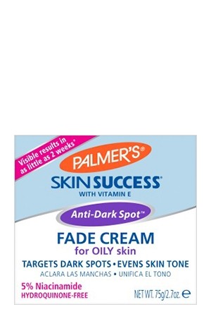 Palmer's Skin Success Fade Cream For Oily Skin 2.7oz#185	
