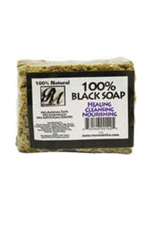 [RA Cosmetics-box#1] 100% Black Soap Bar-Unscented (5oz)