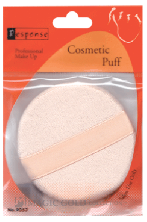 Response- Cosmetic 3" Thick Cotton Podwer Puff(#9052) -dz