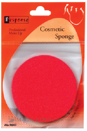 Response- Cosmetic Thin Red Sponge (#9041) -dz