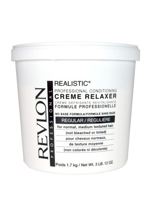 [Revlon-box#5] Realistic - Professional Conditioning Creme Relaxer-Regular(3LB)