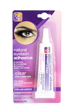 [Salon Pro-box#77] Strip Eyelash Adhesive-Clear (0.25 oz/6 pc/ box)-box 