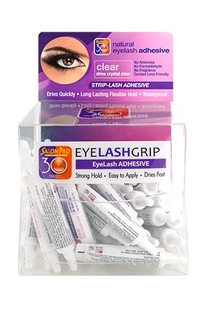 [Salon Pro-box#79] Strip Eyelash Adhesive- Clear (0.25 oz/36 pc /jar)-jar
