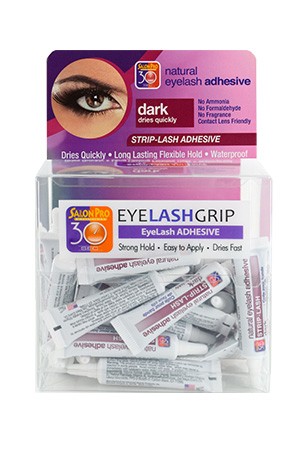 [Salon Pro-box#80]  Strip Eyelash Adhesive_Dark (0.25 oz/36 pc/ jar)-jar