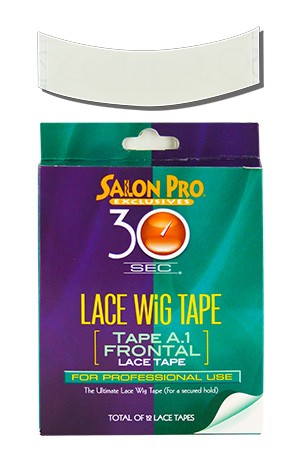[Salon Pro-box#43] 30 Sec Lace Tape  A1 Surface-Frontal [12/pk]