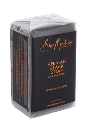 [Shea Moisture-BOX#76] African Black Soap (8oz)