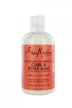 [Shea Moisture-box#32] Coconut & Hibiscus Curl & Style Milk (8oz)