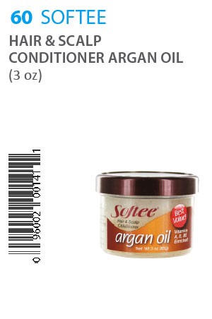[Softee -box#60] Hair & Scalp Conditioner Argan Oil (3oz)