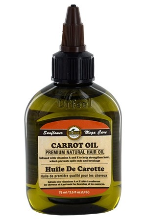 [Sunflower-box#53]  Difeel Premium Natural Hair Oil (2.5 oz)-Carrot 