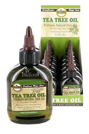 [Sunflower-box#40] Diffel Premium Natural Hair Oil (2.5oz)-Tea Tree