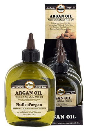 [Sunflower-box#46] Difeel Premium Natural Hair Oil -Argan (7.78 oz) 