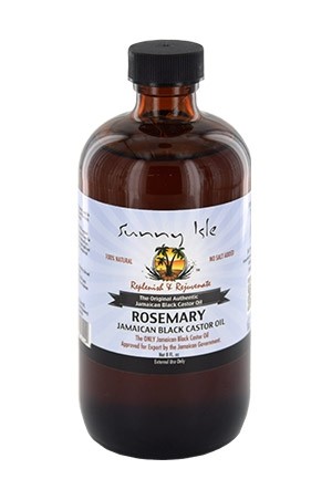 [Sunny Isle Jamaican Black Castor Oil-box#22]Castor Oil [Rosemary] (8 oz) 