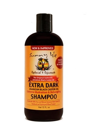 [Sunny Isle Jamaican Black Castor Oil-box#37] JBCO Shampoo [Extra Dark] (12 oz) 