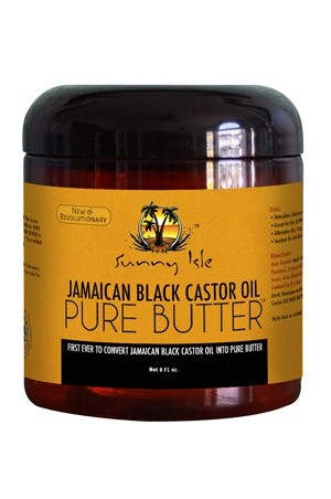 [Sunny Isle Jamaican Black Castor Oil-box#43] JBCO Pure Butter (8 oz) 
