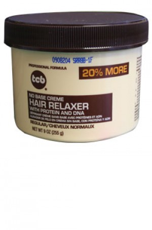[Tcb-box#12] No Base Creme Hair Relaxer with Protein and DNA Regular (9 oz)