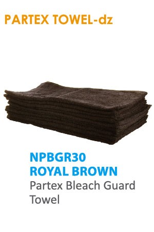 Partex Beach Guard Towel #NPBGR30 Royal Brown -dz