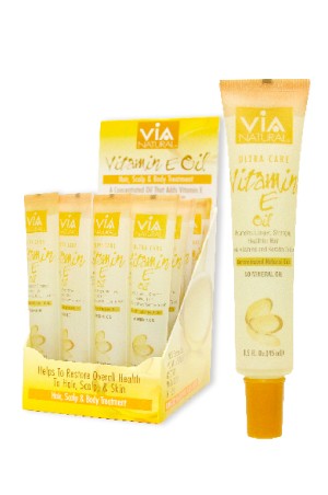 [Via Natural-BOX#55] Vitamin E oil (1.5oz/24pcs/ds)-pc