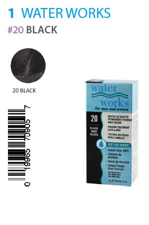 [Water Works-box#1] #20 Black (0.21oz)