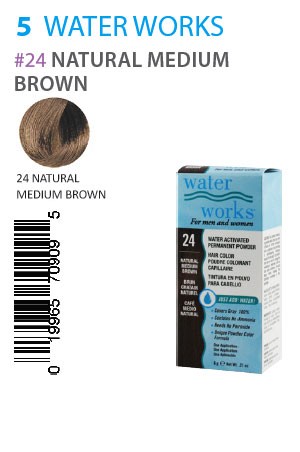 [Water Works-box#5] #24 Natural Medium Brown (0.21oz)