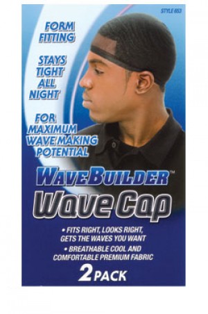 [Wave Builder #653] Wave Cap - Black (1 dz/pk)