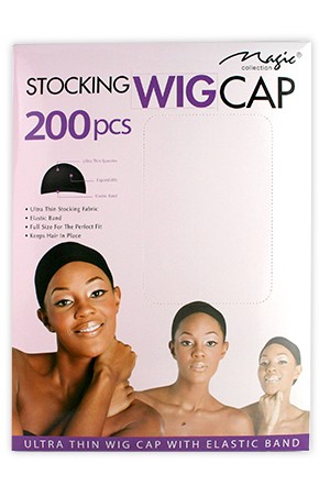 [Magic Collection #01401BLA] Magic Stocking Wig Cap(200pcs/box)-dz