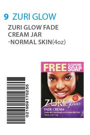 [ZURI-box#5] Glow Fade Cream Jar -Normal Skin (3.8 oz)
