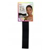 Touch Ups Adjustable Buckle Wig Band-Black 12PK	