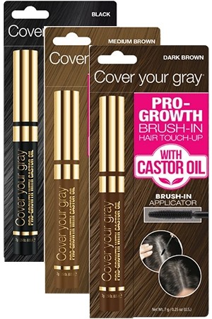 [Cover Your Gray -box#21] Pro Growth Brush In-M. Brown(0.25oz)#21