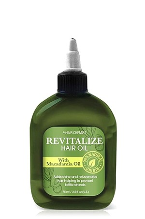 [Hair Chemist-box#7] Revitalize Hair Oil with Macadamia Oil(2.5oz)
