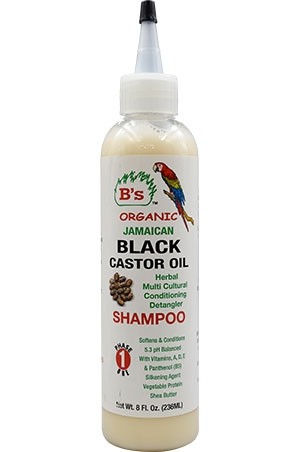 [B's Organic-box#27] Jamaican Black Castor Oil Herbal Shampoo(8oz)