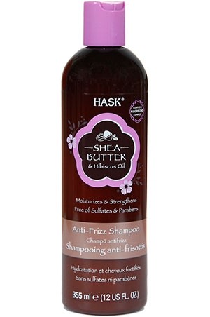 [Hask-box #99] Anti-Frizz Shampoo-Shea & Hibiscusl(12oz)